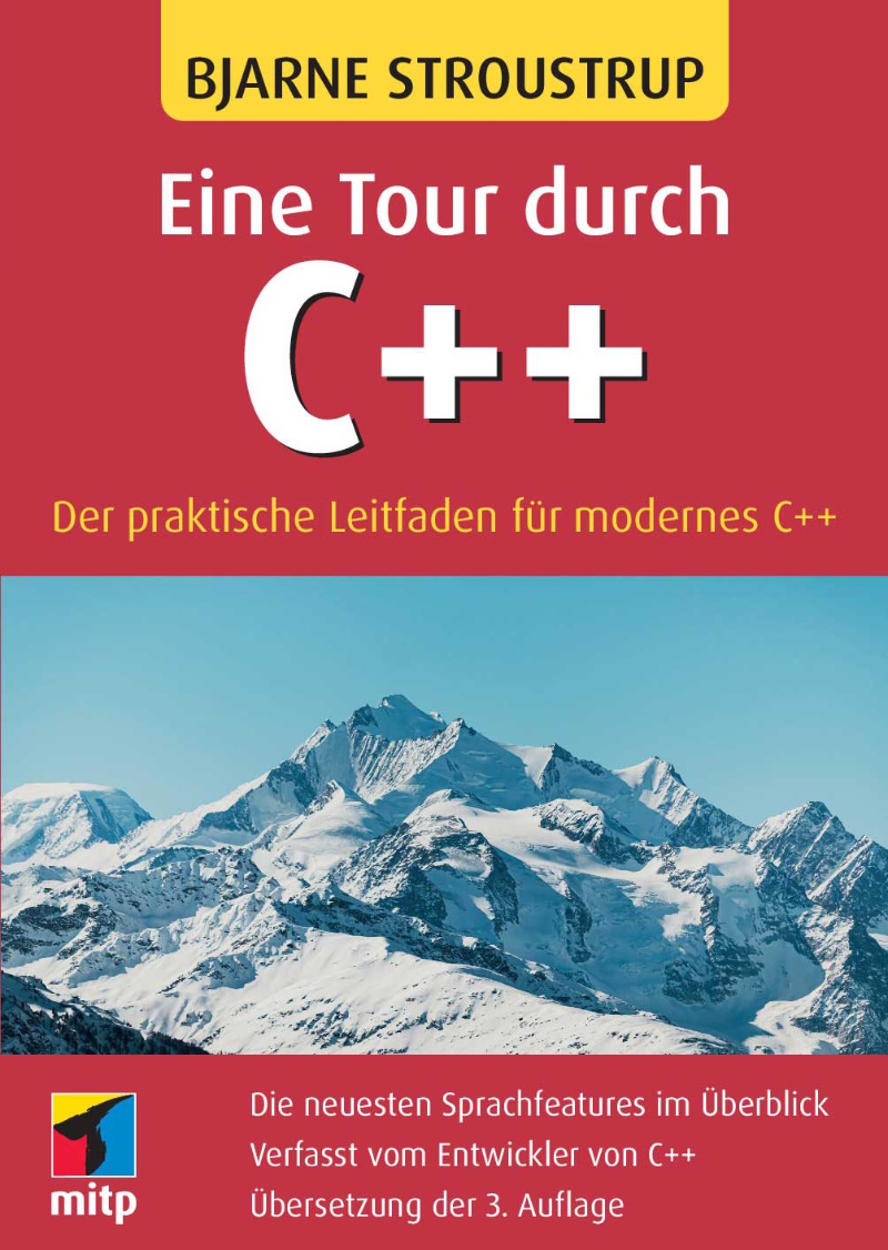 Buchcover Eine Tour durch C++, Bjarne Stroustrup